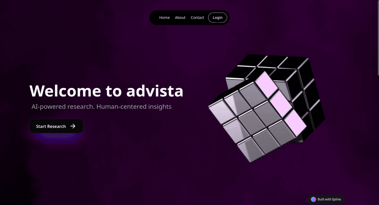 Advista Home Page